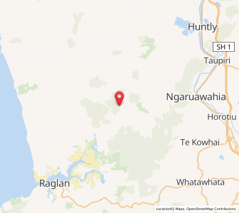 Map of Waingaro, Waikato