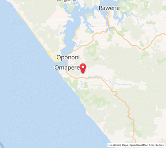 Map of Waiotemarama, Northland