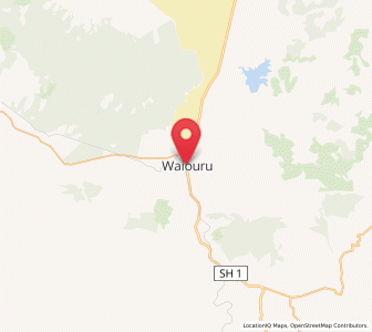 Map of Waiouru, Manawatu-Wanganui