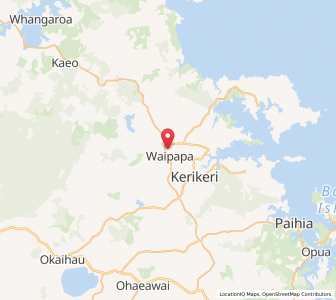 Map of Waipapa, Northland