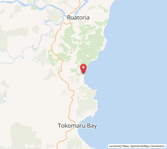Map of Waipiro, Gisborne