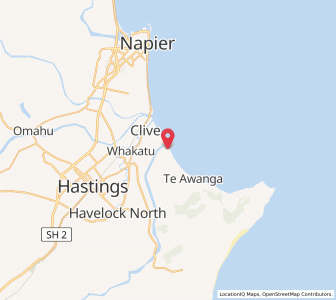 Map of Waipureko, Hawke's Bay