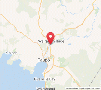 Map of Wairakei, Waikato