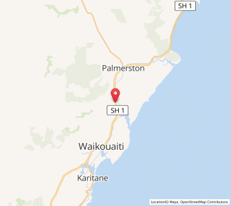 Map of Wairunga, Otago