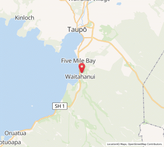 Map of Waitahanui, Waikato