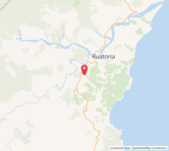 Map of Waitakaro, Gisborne