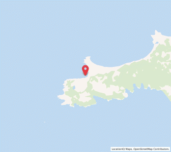 Map of Waitangi West, Chatham Islands