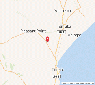 Map of Waitawa, Canterbury