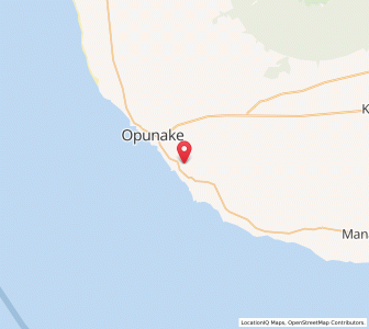 Map of Waiteika, Taranaki