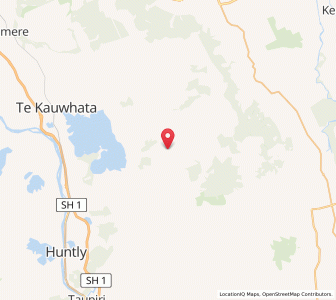 Map of Waiterimu, Waikato