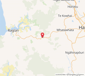 Map of Waitetuna, Waikato
