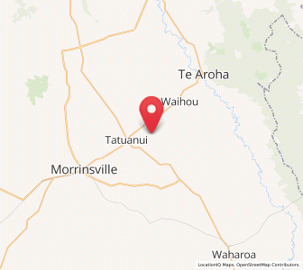 Map of Waitoa, Waikato