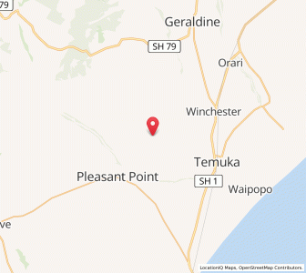Map of Waitohi Flat, Canterbury