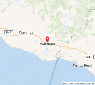 Map of Waitotara, Taranaki