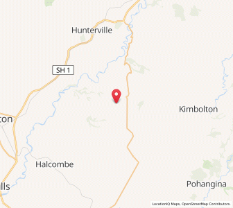 Map of Waituna West, Manawatu-Wanganui
