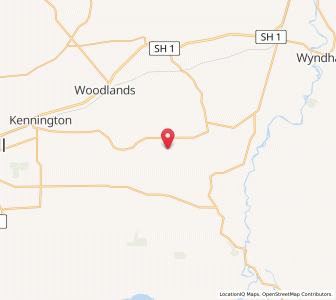 Map of Waituna, Southland