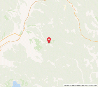Map of Waiuta, West Coast