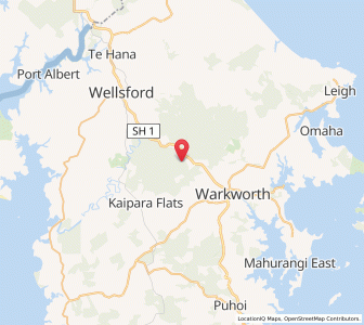 Map of Waiwhiu, Auckland