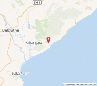 Map of Wangaloa, Otago