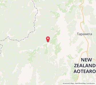 Map of Wangapeka, Tasman