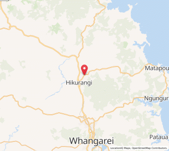 Map of Waro, Northland