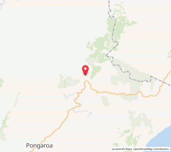 Map of Weber, Manawatu-Wanganui