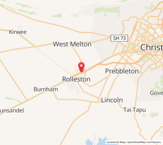 Map of Weedons, Canterbury
