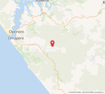 Map of Wekaweka, Northland