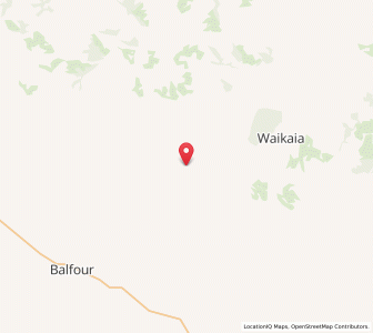 Map of Wendonside, Southland