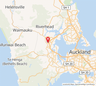 Map of West Harbour, Auckland