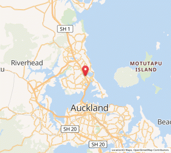 Map of Westlake, Auckland