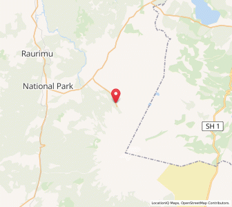 Map of Whakapapa Village, Wellington