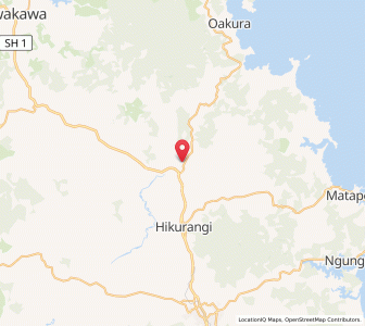 Map of Whakapara, Northland