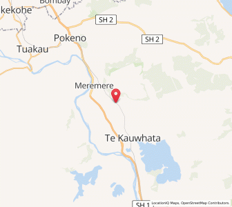 Map of Whangamarino, Waikato