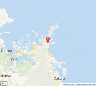 Map of Whangamumu, Northland