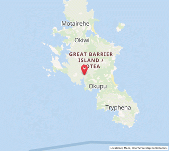 Map of Whangapara, Auckland