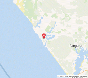 Map of Whangape, Northland