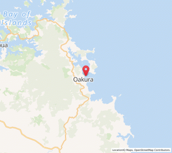 Map of Whangaruru South, Northland