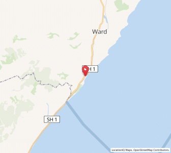 Map of Wharanui, Marlborough
