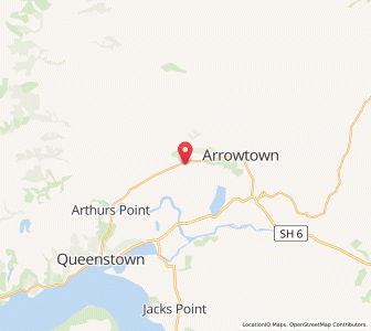 Map of Wharehuanui, Otago
