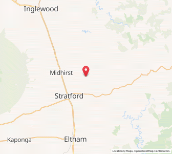 Map of Wharehuia, Taranaki