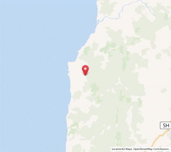 Map of Whareorino, Waikato