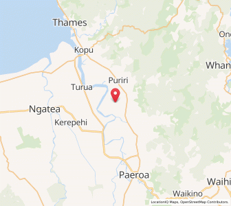 Map of Wharepoa, Waikato
