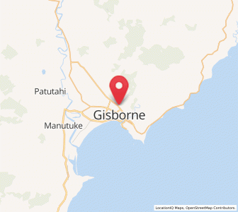 Map of Whataupoko, Gisborne