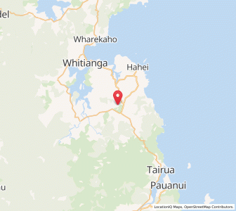Map of Whenuakite, Waikato