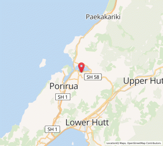 Map of Whitby, Wellington