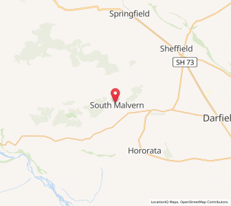 Map of Whitecliffs, Canterbury