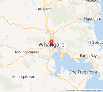 Map of Woodhill, Northland