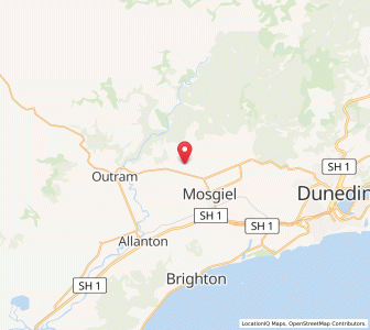 Map of Wylies Crossing, Otago