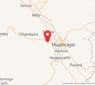 Map of Chupaca, Junin